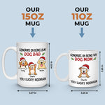Custom Dog Mom Christmas Gifts for Women - Personalized Mug