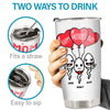 A Big Love Sent To Mom  - Family Personalized Custom Tumbler - Mother's Day, Birthday Gift For Mom