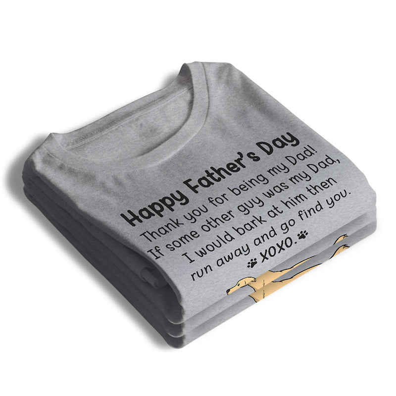 Custom Name Dog Father's Day Gifts for Dad - Personalized Apparel