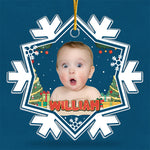 Custom Photo Christmas Baby Gifts - Personalized Ornament