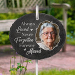 Custom Photo Memorial Garden Decor - Personalized Garden Slate