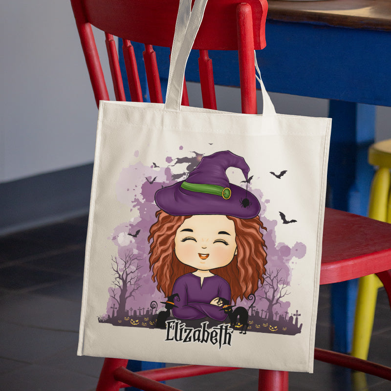 Custom Name Halloween Costume Gifts for Kids - Personalized Tote Bag