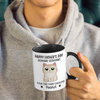 Good Morning Human Servant - Cat Personalized Custom Accent Mug - Father's Day, Mother's Day, Gift For Pet Owners, Pet Lovers
