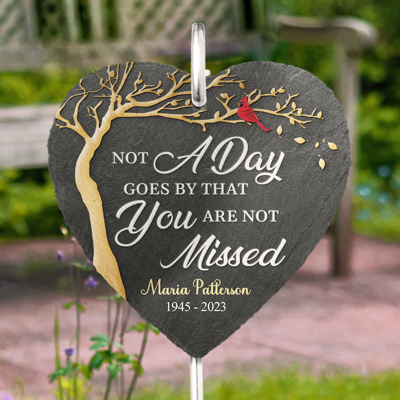 I Lived While I Was Strong - Memorial Personalized Memorial Garden Slate & Hook - Sympathy Gift For Family Members
