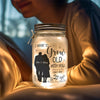 I Want To Grow Old With You - Couple Personalized Custom Mason Jar Light - Gift For Husband Wife, Anniversary
