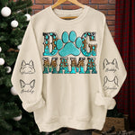 Custom Name Dog Mama Gifts for Women - Personalized Sweater