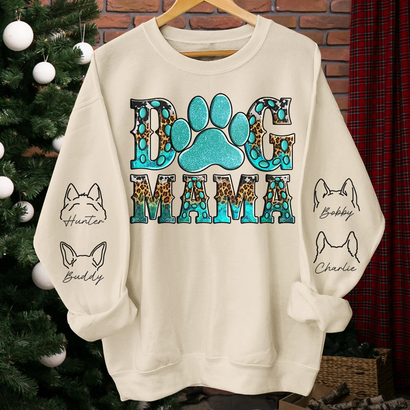 Custom Name Dog Mama Gifts for Women - Personalized Sweater