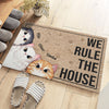 Cats Rule The House - Cat Personalized Custom Decorative Mat - Gift For Pet Owners, Pet Lovers