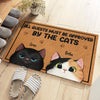 All Guests Must Be Approved - Cat Personalized Custom Decorative Mat - Gift For Pet Owners, Pet Lovers