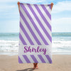 Summer Is In The Air - Bestie Personalized Custom Beach Towel - Summer Vacation Gift, Birthday Pool Party Gift For Best Friends, BFF, Sisters