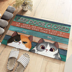 Custom Name Cat Lover Gifts - Personalized Doormat