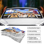 Custom Pet Road Trip Gifts for Pet Lovers - Personalized Auto Sunshade
