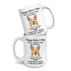 We'll Always Look Up To You - Dog Personalized Custom Mug - Father's Day, Gift For Pet Owners, Pet Lovers