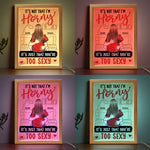 Custom Name Naughty Couple Gifts - Personalized Frame Light Box