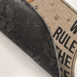 Custom We Rule The House Cat Lover Gifts - Personalized Doormat
