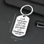 Custom Photo Memorial Keepsake Gifts - Personalized Keychain