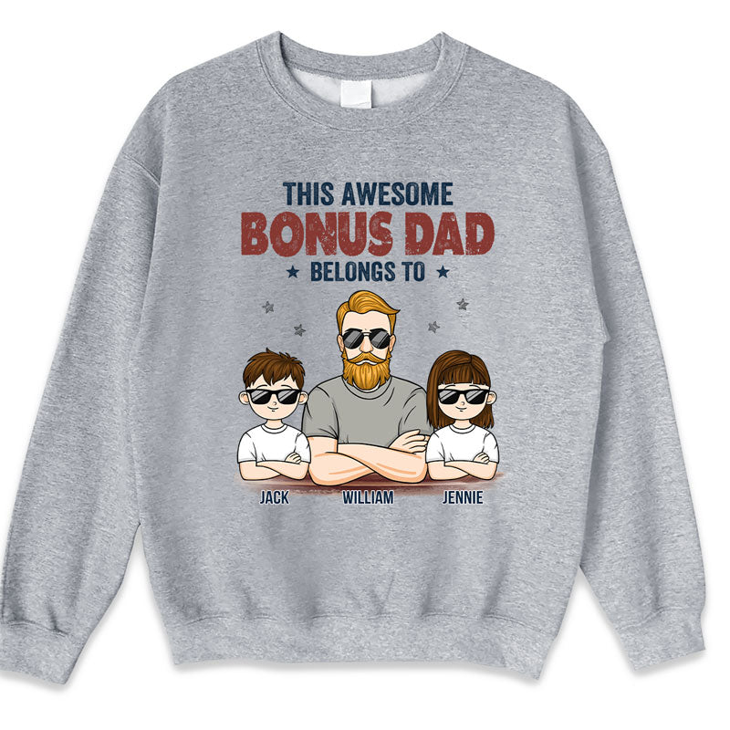 Our Awesome Dad - Family Personalized Custom Unisex T-shirt, Hoodie, Sweatshirt - Gift For Dad