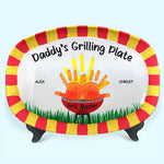 Custom Name Grilling Gifts for Dad - Personalized Platter