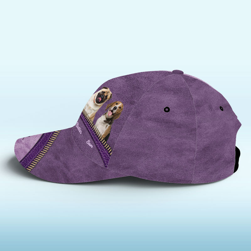 Custom Dog Name Gifts for Dog Lovers - Personalized Classic Cap