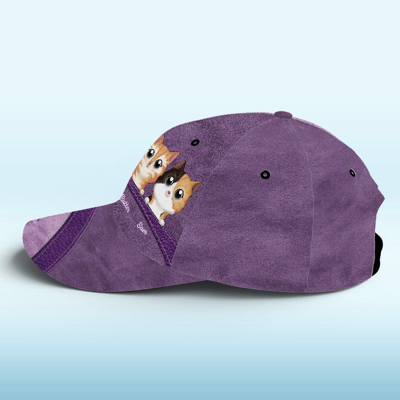 What Greater Gift Than The Love Of A Cat - Cat Personalized Custom Hat, All Over Print Classic Cap - Gift For Pet Owners, Pet Lovers