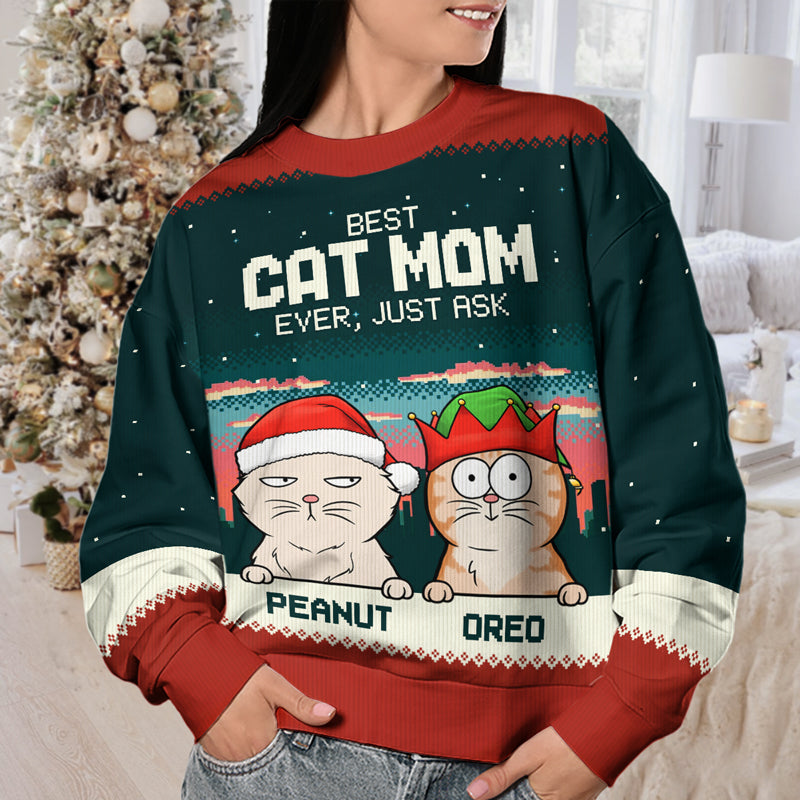 Best Fur Mom Ever Christmas Gifts for Dog and Cat Moms - Sweatshirt