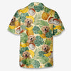 Custom Photo Fruity Juicy Summer - Dog & Cat Personalized Custom Unisex Tropical Hawaiian Aloha Shirt - Summer Vacation Gift, Gift For Pet Owners, Pet Lovers