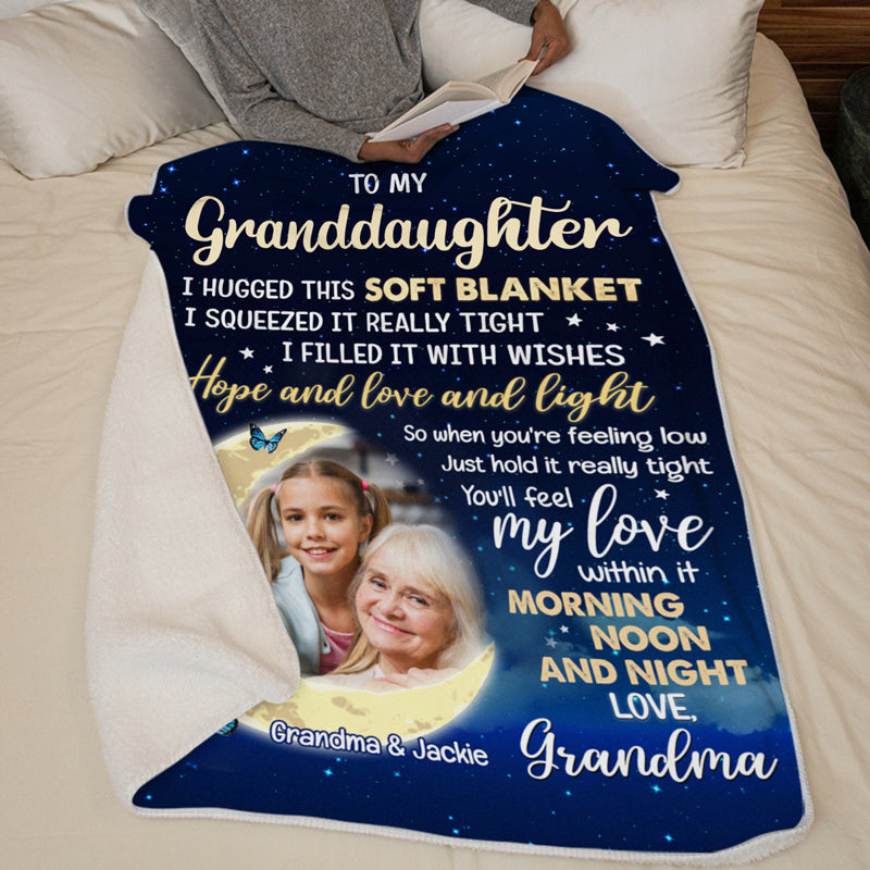 Custom Photo You'll Feel My Love Within It - Family Personalized Custom Blanket - Christmas Gift From Mom, Grandma