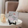 I'm Always With You - Memorial Square Shaped Ceramic Plaque With Stand - Sympathy Gift, Gift For Family Members