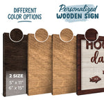 Custom Name Fishing Gifts for Dad - Personalized Wood Sign