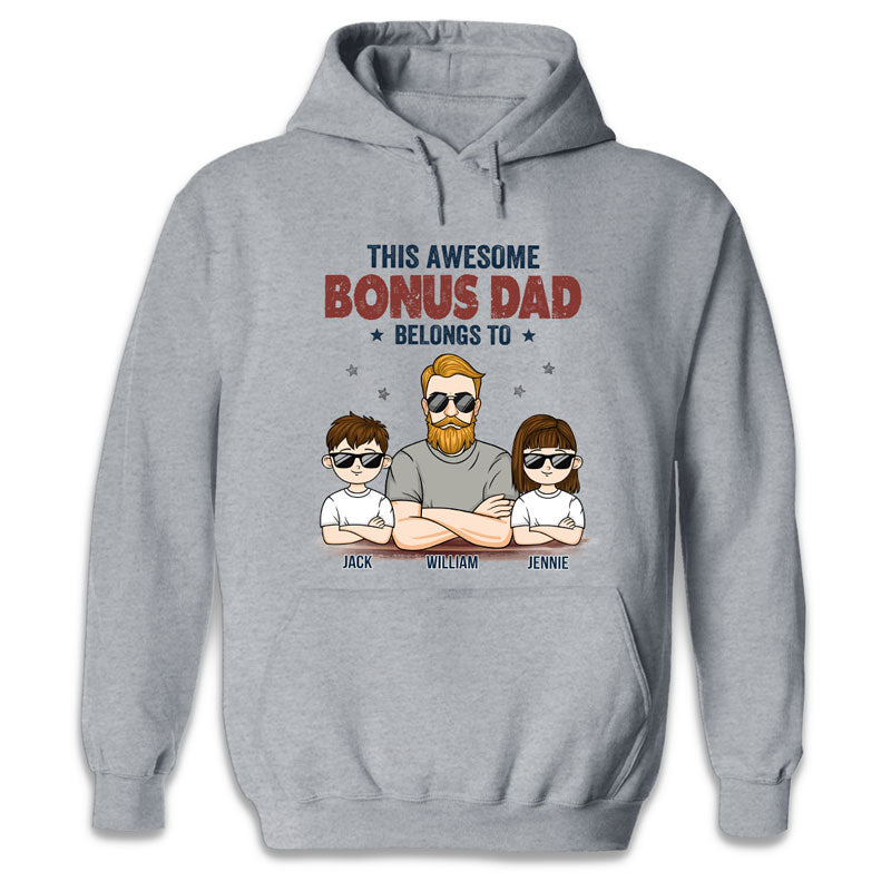 Our Awesome Dad - Family Personalized Custom Unisex T-shirt, Hoodie, Sweatshirt - Gift For Dad