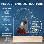 Custom Name Starry Sky Couple Gifts - Personalized 3D LED Light