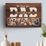 Custom Family Photo Collage Gifts - Personalized Canvas