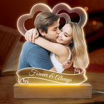 Custom Photo Romantic Gifts for Couples - Personalized 3D LED Light