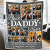 Custom Photo You Are My Greatest Gift - Family Personalized Custom Blanket - Gift For Dad, Mom