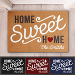 Custom Home Sweet Home Housewarming Gifts - Personalized Doormat