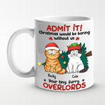 Custom Name Christmas Cat Gifts for Cat Lovers - Personalized Mugs