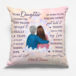 Custom Mom to Daughter Love Gifts - Personalized Pillow