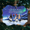 Good Friends Are Like Stars As Always - Bestie Personalized Custom Ornament - Wood Benelux Shaped - Christmas Gift For Best Friends, BFF, Sisters