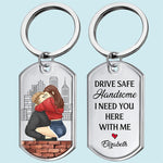 Custom Name Romantic Couple Gifts - Personalized Keychain