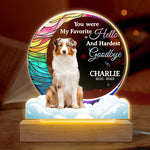Custom Pet Memorial Gifts - Personalized 3D LED Light