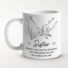 I’m Here For You Always - Bestie Personalized Custom Mug - Gift For Best Friends, BFF, Sisters