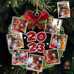 Custom Photo Christmas Family Keepsake Gifts - Personalized Ornament