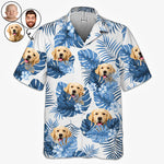 Custom Pet Photo Golden Retriever Gifts for Dog Lovers - Personalized Hawaiian Shirt
