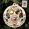 Custom Photo My Hardest Goodbye - Memorial Personalized Custom Ornament - Acrylic Custom Shaped - Christmas Gift, Sympathy Gift For Pet Owners, Pet Lovers