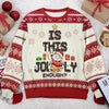 Is This Jolly Enough - Cat Personalized Custom Ugly Sweatshirt - Unisex Wool Jumper - Christmas Gift For Pet Owners, Pet Lovers