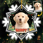Custom Pet Photo Christmas Gifts for Dog Lovers - Personalized Ornament