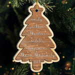 Custom Name Family Christmas Gifts - Personalized Ornament