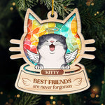 Custom Name Memorial Cat Christmas Gifts - Personalized Ornament