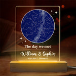 Custom Name Star Map Couple Gifts - Personalized 3D LED Light