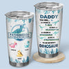 My Dad's My Best Mate - Family Personalized Custom Tumbler - Birthday Gift For Mom, Dad
